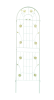 2 Pack Metal Garden Trellis 71" x 19.7" Rustproof Trellis for Climbing Plants Outdoor Flower Support Cream White