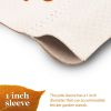 Garden Flag Welcome Gnome with Coffee at Harvest 12x18 inch Blockout Fabric Double Sided
