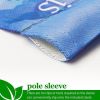 Garden Flag & Stand Life is Better with Cats | 4x8 Inch | Printed Blockout Polyester