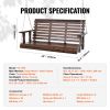 Wooden Porch Swing 4.5 ft, Patio bench swing for Courtyard & Garden, Upgraded 880 lbs Strong Load Capacity