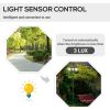 Solar Lamp Post Lights 72 Outdoor Triple-Head Street Vintage for Backyard Garden Pathway Driveway