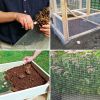 Hardware Cloth 1/4 inch 48in x 100ft 23 Gauge, Hot-dip Galvanized After Welding Chicken Wire Fence Roll Garden Plant Welded Metal Wire Fencing Roll