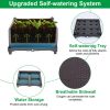 Raised Garden Bed Planter for Outdoor Plants Plastic Planters Box Elevated Garden Boxes Plant Pots of Garden Patio Balcony Deck to Planting Flowers Ve
