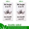 Garden Flag No Longer by My Side but Always in My Heart Angelic Pawprint Pet Memorial 4x8 Inch Printed Blockout Polyester