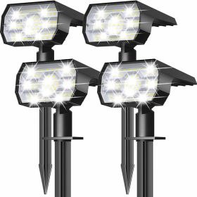 Solar Lawn Lights Courtyard Lights Outdoor Waterproof 4 (Option: 4Pcs)