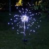 120 LED Solar Fireworks Lights, Starburst Fairy Lights with 8 Lighting Modes, IP4X, Solar Powered Pathway Lights for Patio, Yard