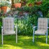 2Pcs/Set 1Pc Back Cushion and 1Pc Seat Cushion Rocking Chair Cushion Upper And Lower Back And Seat Sets