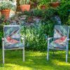 2Pcs/Set 1Pc Back Cushion and 1Pc Seat Cushion Rocking Chair Cushion Upper And Lower Back And Seat Sets