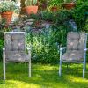 2Pcs/Set 1Pc Back Cushion and 1Pc Seat Cushion Rocking Chair Cushion Upper And Lower Back And Seat Sets