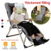 71x22in Plus Type Chaise Lounger Cushion Recliner Rocking Chair Sofa Mat Deck Chair Cushion for Outdoor Patio Garden