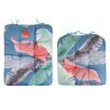 2Pcs/Set 1Pc Back Cushion and 1Pc Seat Cushion Rocking Chair Cushion Upper And Lower Back And Seat Sets