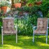 2Pcs/Set 1Pc Back Cushion and 1Pc Seat Cushion Rocking Chair Cushion Upper And Lower Back And Seat Sets