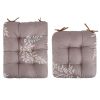 2Pcs/Set 1Pc Back Cushion and 1Pc Seat Cushion Rocking Chair Cushion Upper And Lower Back And Seat Sets